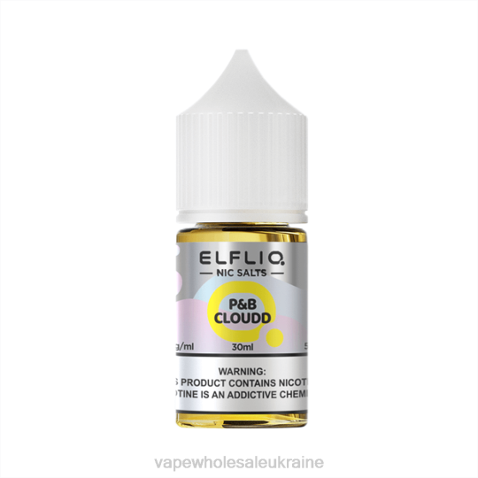 Vape Wholesale Ukraine - ELFBAR ELFLIQ Нік соля 30мл P&B Cloudd R48V21