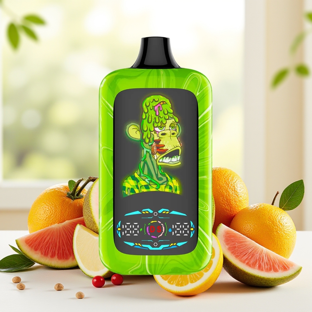 Fumot Digital Monkey 40000 одноразова електронна сигарета, тропічний райдужний вибух, 850 MAH, Type-C