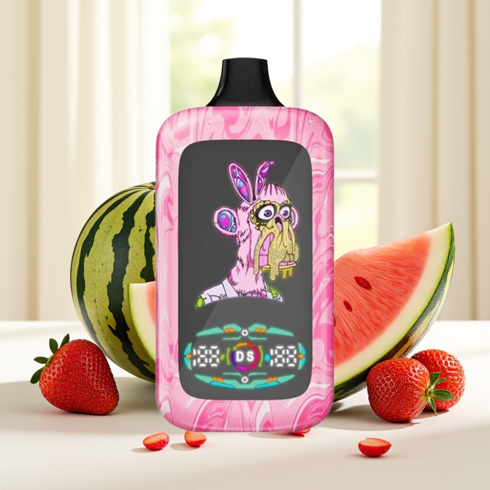 Fumot Digital Monkey 40000 затяжок подвійний двигун подвійна сітка 850mAh Type-C полуниця кавун