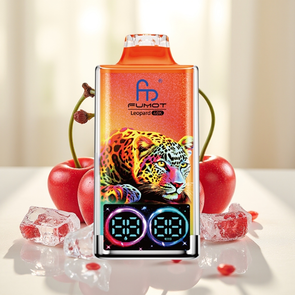 Fumot Leopard 40K Puffs Випаривач Двочарунковий 700mAh Type-C Вишня Лід