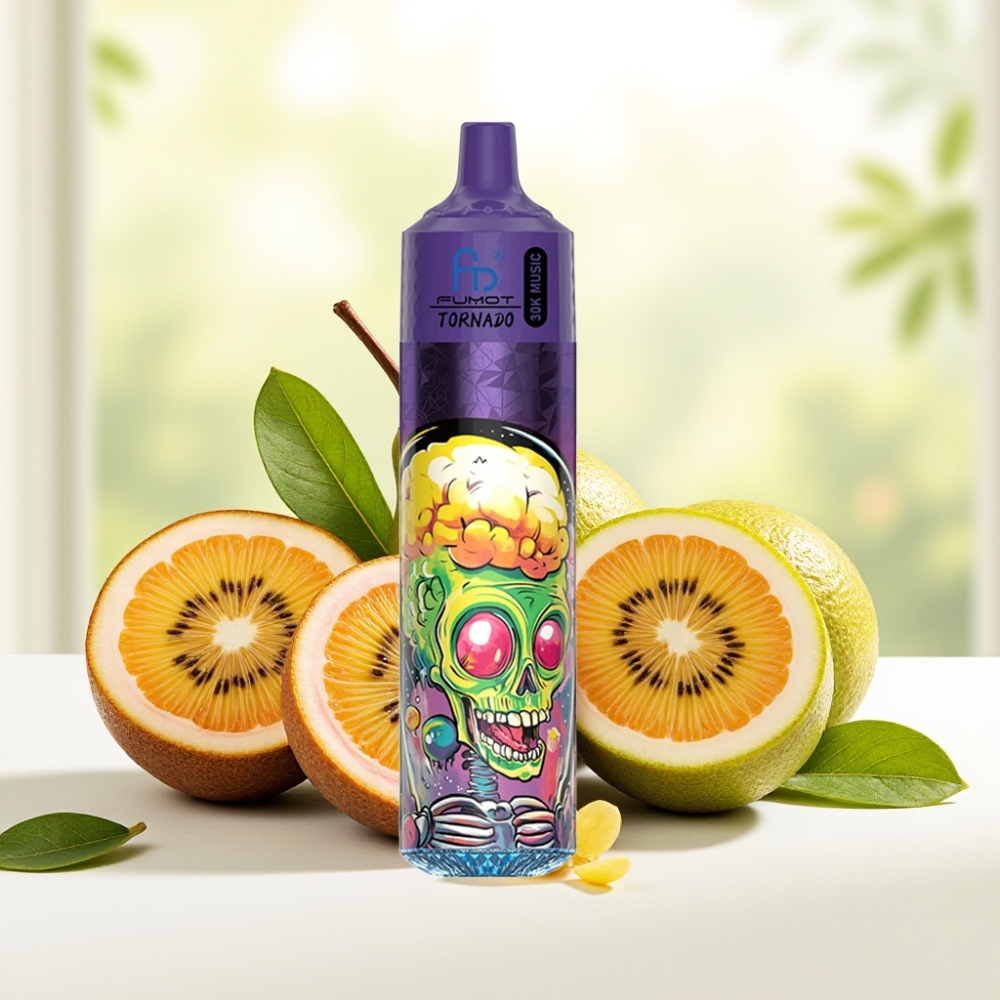 Fumot RandM Tornado 30000 30000 тяг, 30мл, 2%/5%, 1.0 Ом, 600мAh, ківі маракуйя гуава