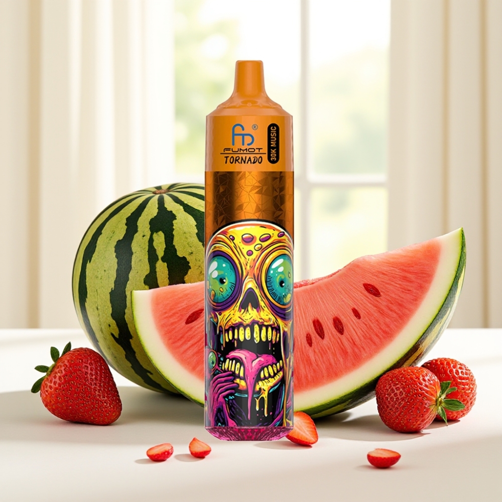 Fumot RandM Tornado 30000 30000 тяг, 30мл, 2%/5%, полуниця-кавун