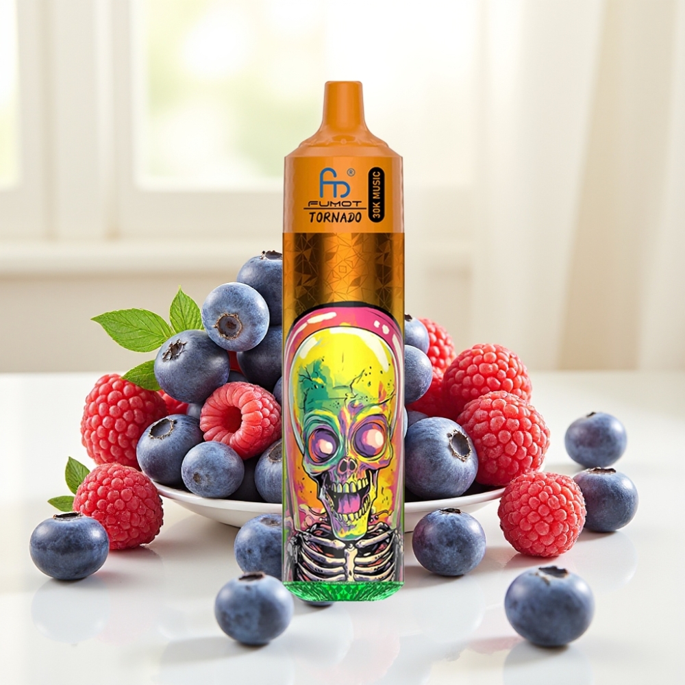 Fumot RandM Tornado 30000 Puffs Чорниця Малина 30mL 2% 5% 600mAh