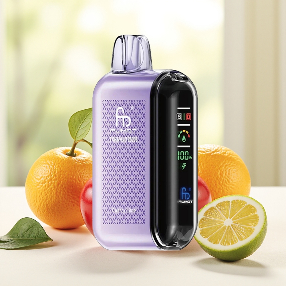 Fumot Tornado 20000 Puffs Вишня-Лайм 20мл 850мAh 2%