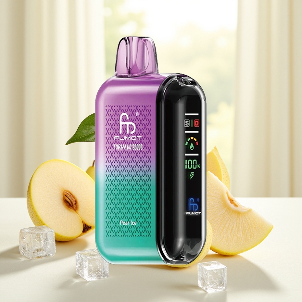 Fumot Tornado 20000 Puffs Груша Льодова 20мл 850мAh Dual Mesh