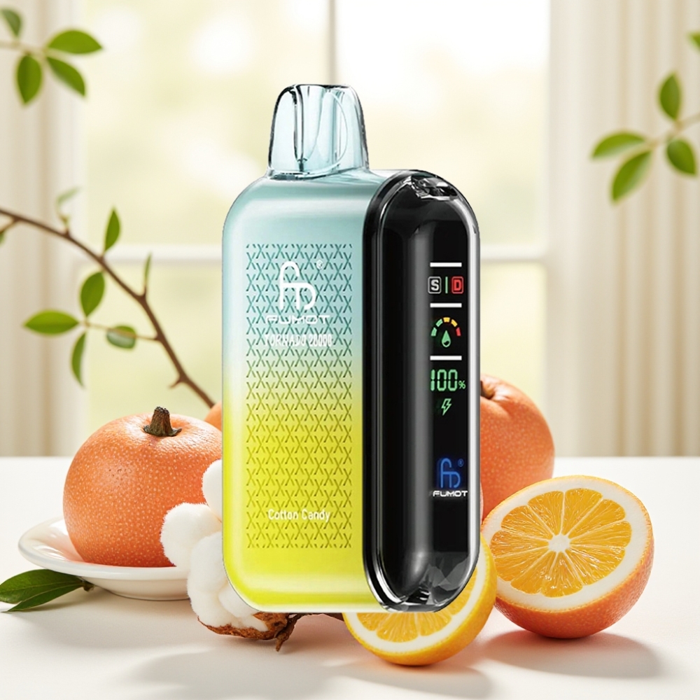 Fumot Tornado 20000 Puffs Цукрова Вата 20мл 850мAh Dual Mesh