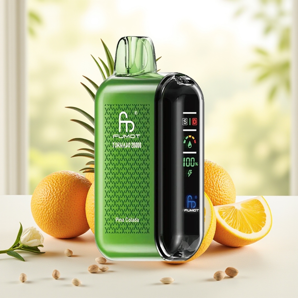Fumot Tornado 20000 Puffs Dual Mesh Coil 20мл 850мAh Pina Colada Піна Колада