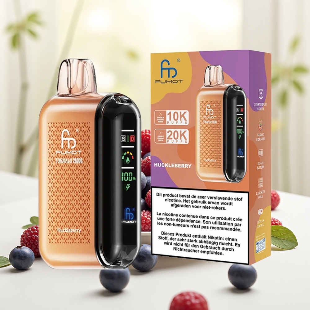 Fumot Tornado 20000 Puffs Huckleberry (чорниця) 20мл 850мAh 2%