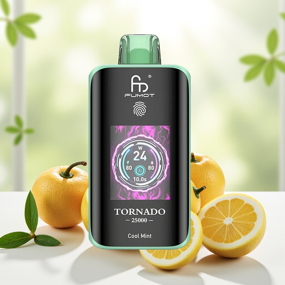 Fumot Tornado 25000 Puffs HD екран 700mAh акумулятор 20ml рідина Cool Mint
