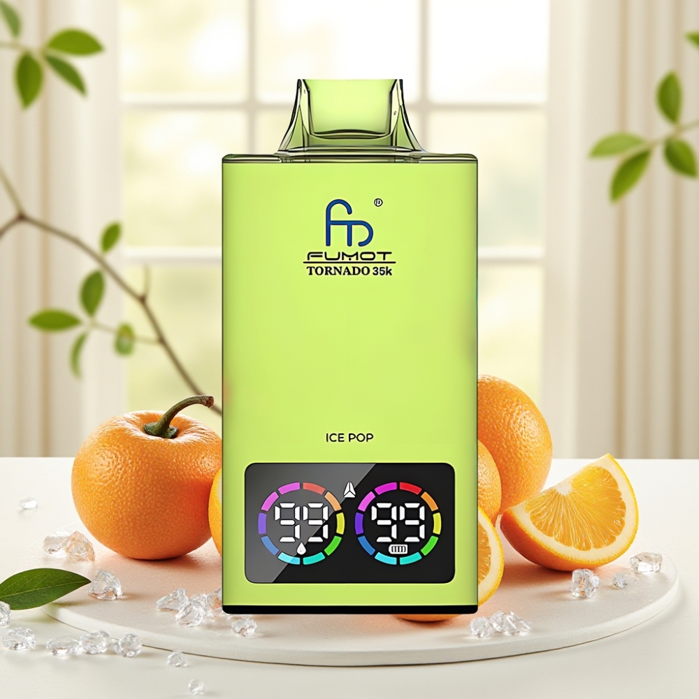 Fumot Tornado 35000 Ice Pop одноразова вейп-система з подвійним мережевим витком