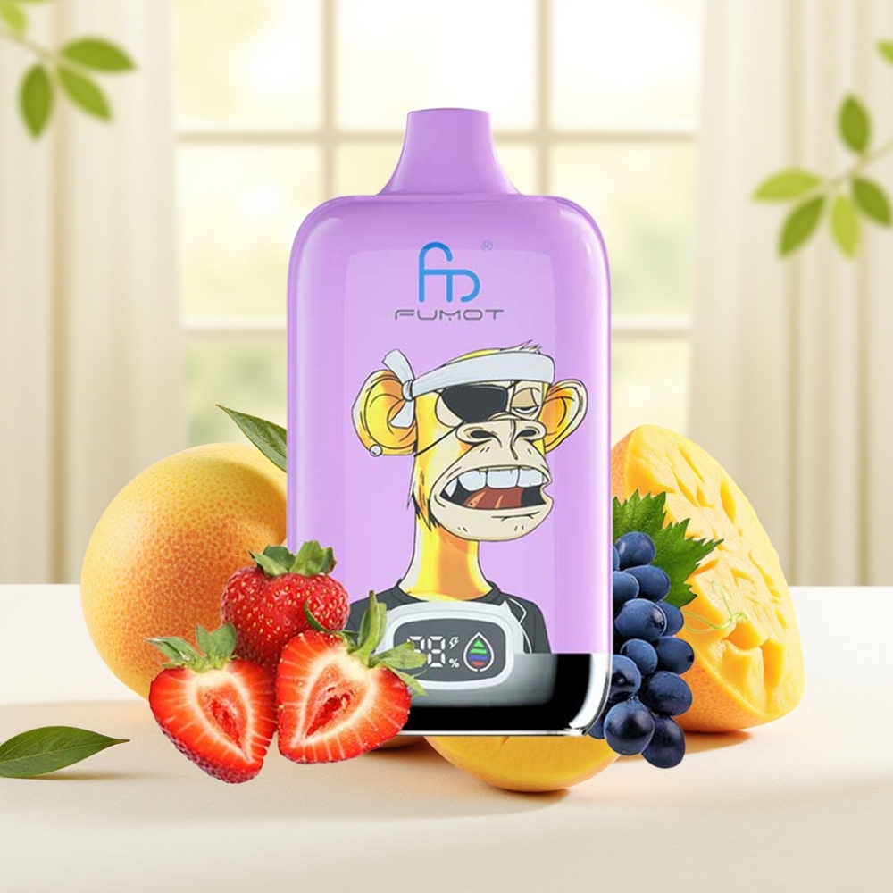 Fumot Tornado Digital Box 12000 Puffs Манго з льодом 20мл 550mAh Type-C