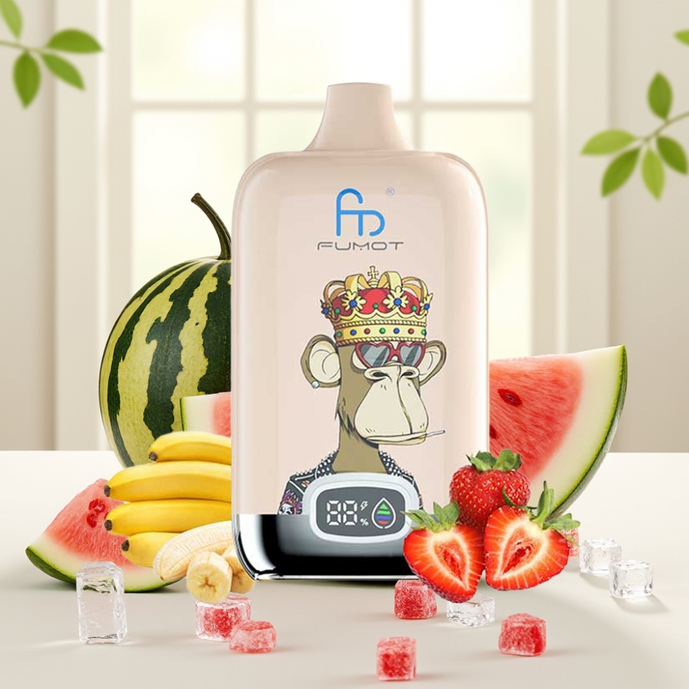 Fumot Tornado Digital Box 12000 Puffs Кавун Лід 20ml Mesh 550mAh Type-C