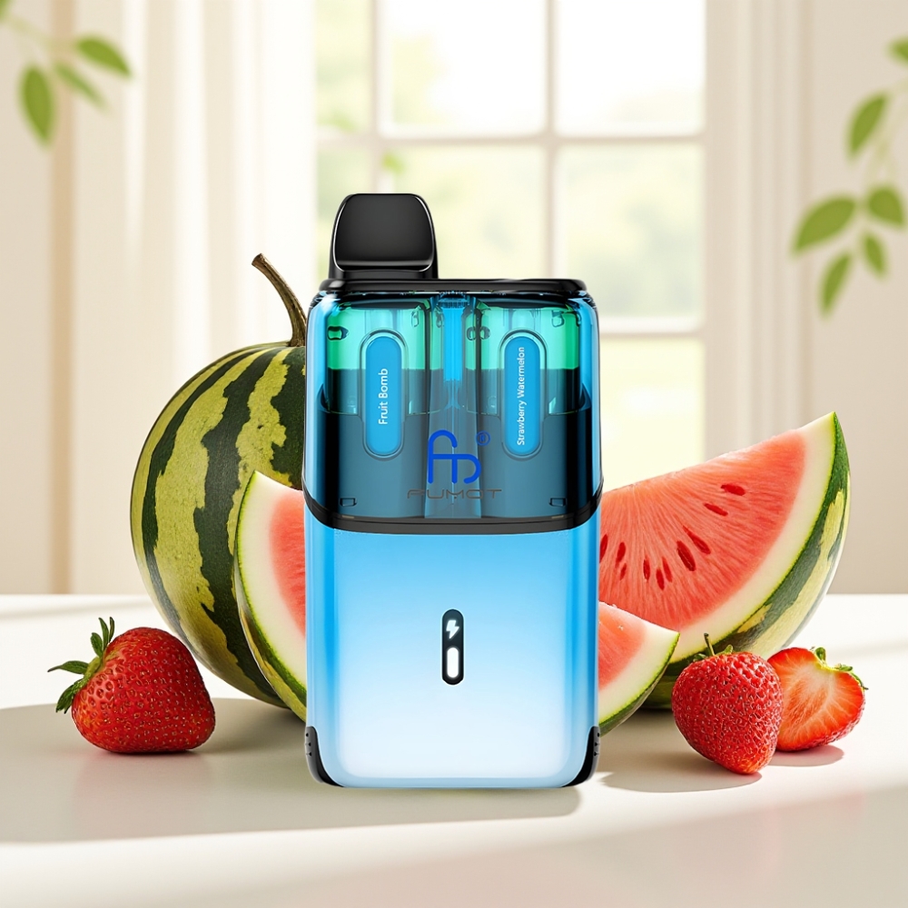 Fumot Ultra T32000 Одноразова Е-сигарета 32000 тяг, 800mAh, 24мл, Fruit Bomb - Полуниця Кавун