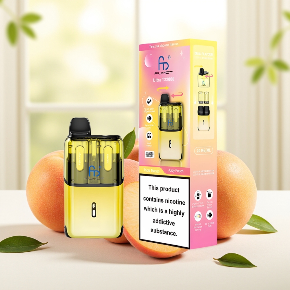 Fumot Ultra T32000 Одноразова Вейп 32000 тяг (800mAh, 24мл, Type-C, 20мг)