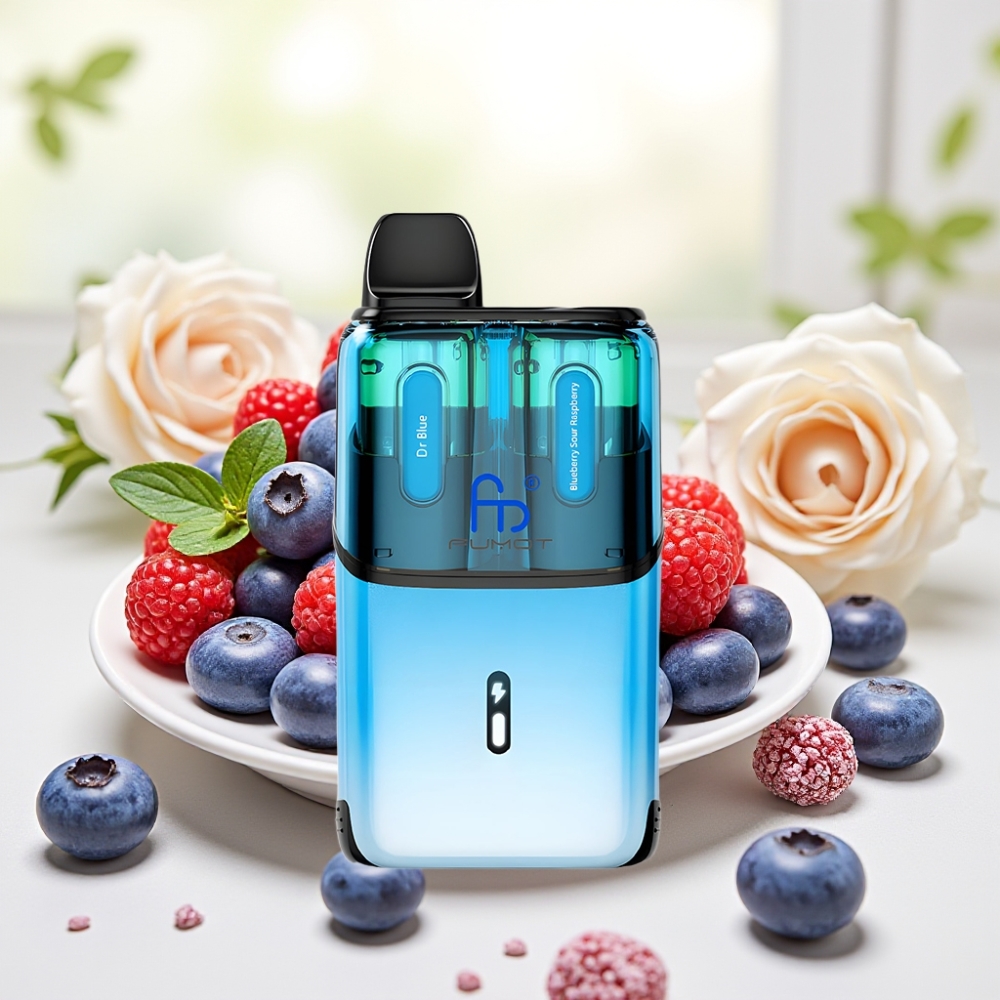 Fumot Ultra T32000 Доктор Блакитний - Чорниця Кисла Малина 32000 тяг 800mAh 24мл Type-C