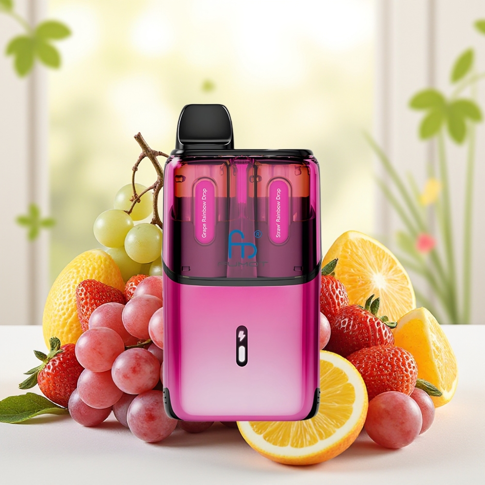 Fumot Ultra T32000 Диспозейбл Вейп 32000 затяжок 800mAh 24ml Виноградний Ведмедик - Полуничний Ведмедик