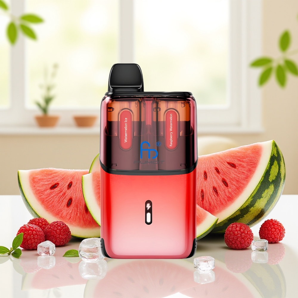 Fumot Ultra T32000 Дезодована Вейп 32000 тяг 800mAh 24ml Кавун-Малина Лід