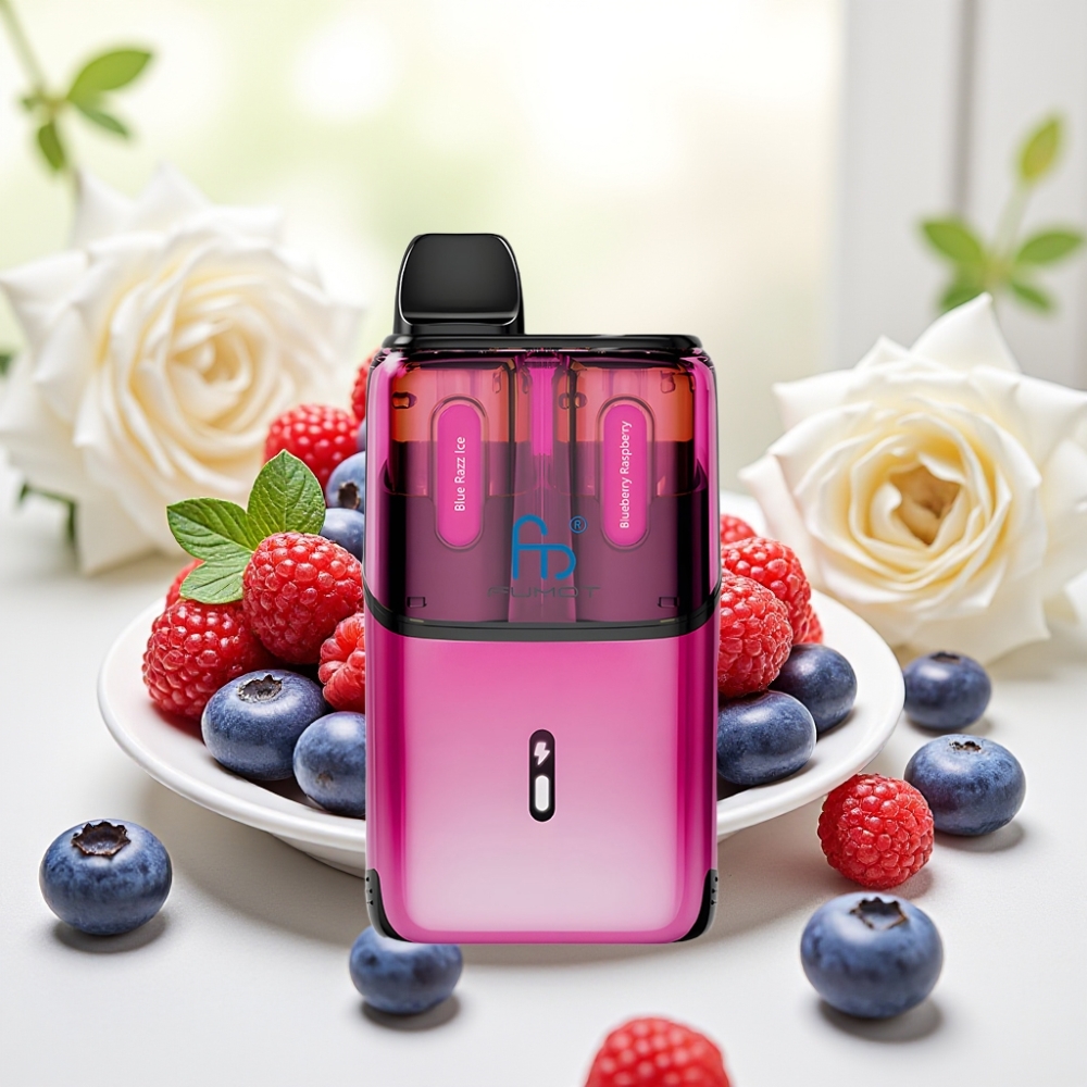 Fumot Ultra T32000 Disposable Vape Блакитна малина лід до 32000 затяжок 24мл 20мг