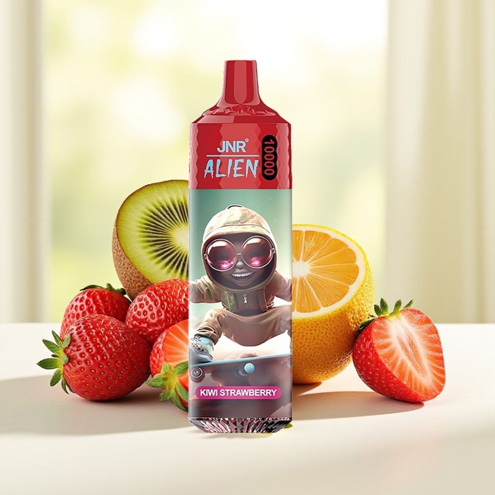 JNR Alien 10000 Puffs Киві Полуниця 10000 тяг 850mAh 20мл Type-C RGB
