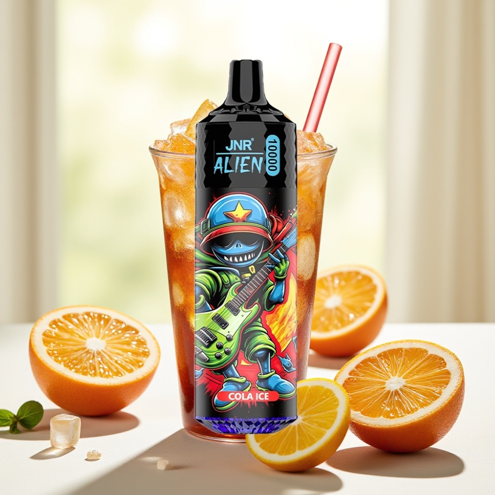 JNR Alien 10000 Puffs Кола зі льодом 10000 тяг 850mAh 20ml Type-C RGB