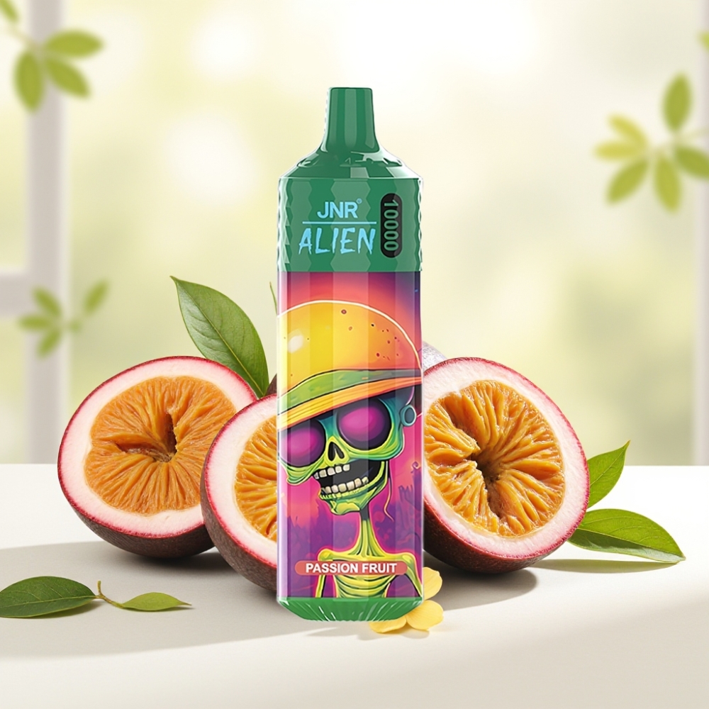 JNR Alien 10000 Puffs Маракуйя 850mAh 1.2Ohm 20мл Type-C RGB