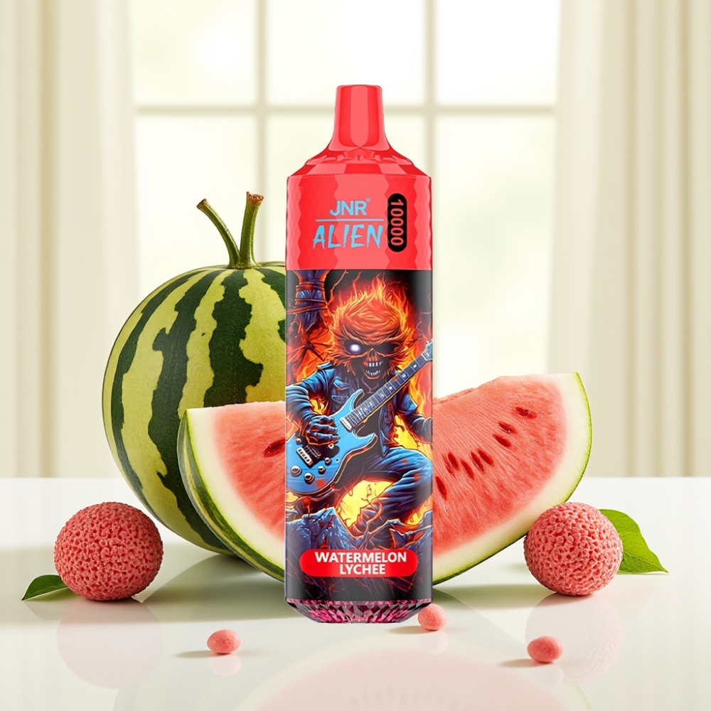 JNR Alien 10000 Puffs Диня Лічі 850mAh 1.2Ohm Mesh 20мл Type-C RGB