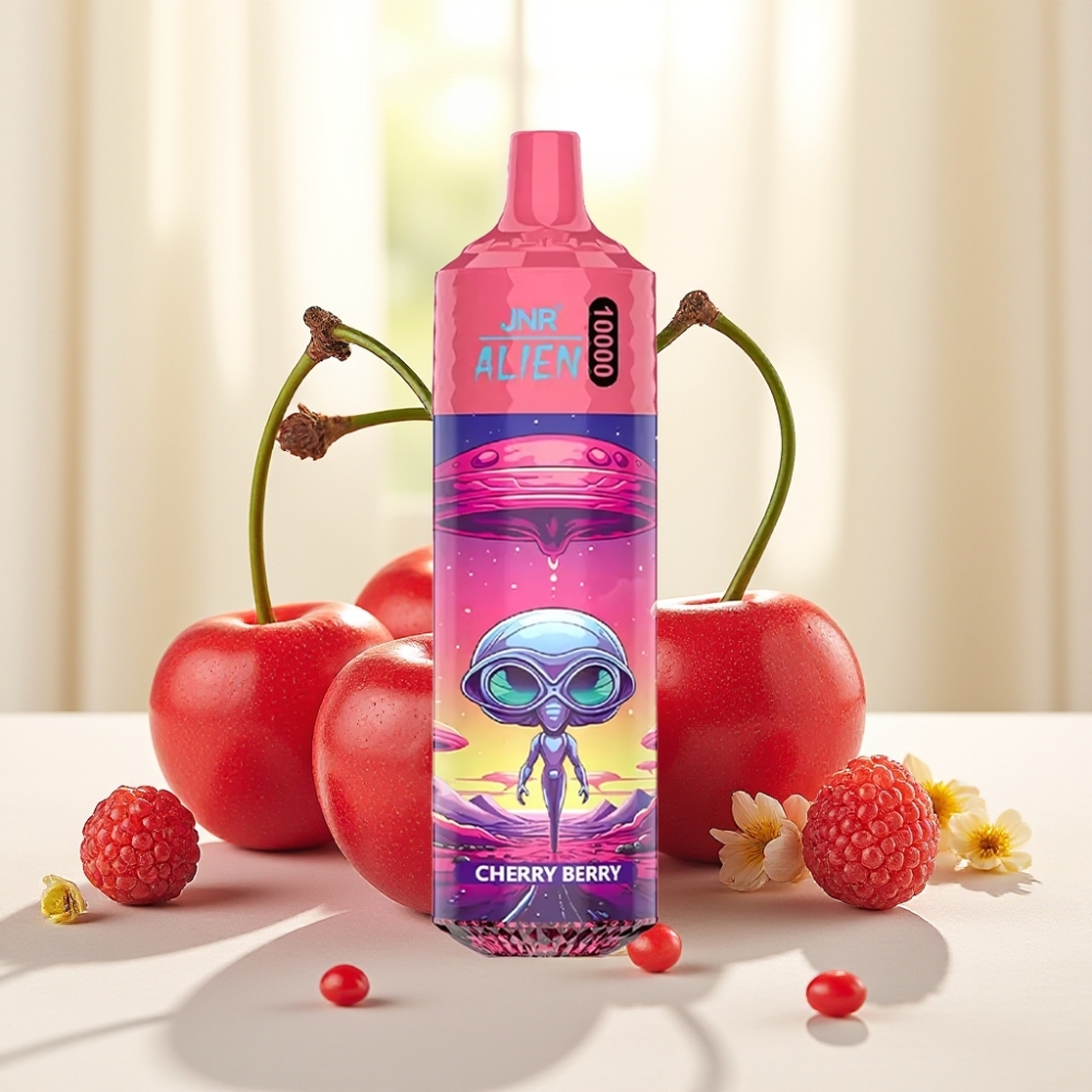 JNR Alien 10000 Puffs Вишня-Ягода 850mAh 20мл Тип-C RGB