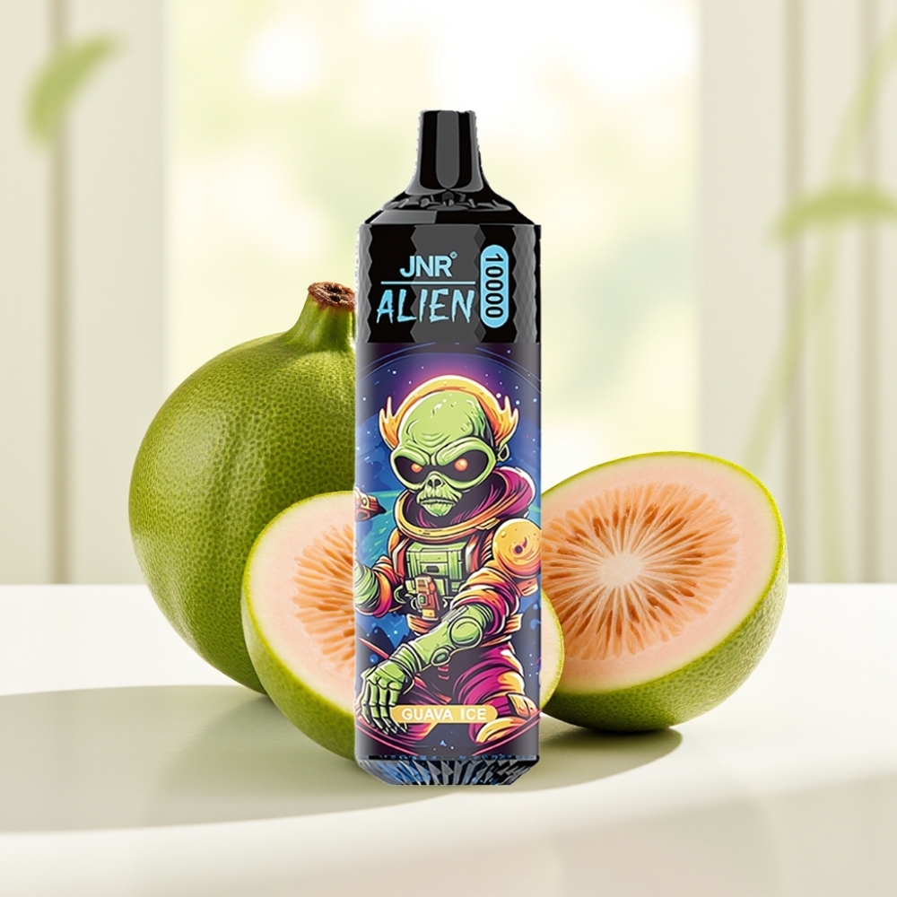 JNR Alien 10000 Puffs Гуава-льодяний 850mAh 20мл Type-C RGB