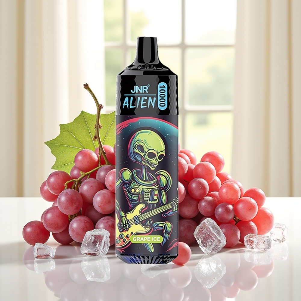 JNR Alien 10000 Puffs Виноградний Лід 850mAh 20ml Тип-C RGB