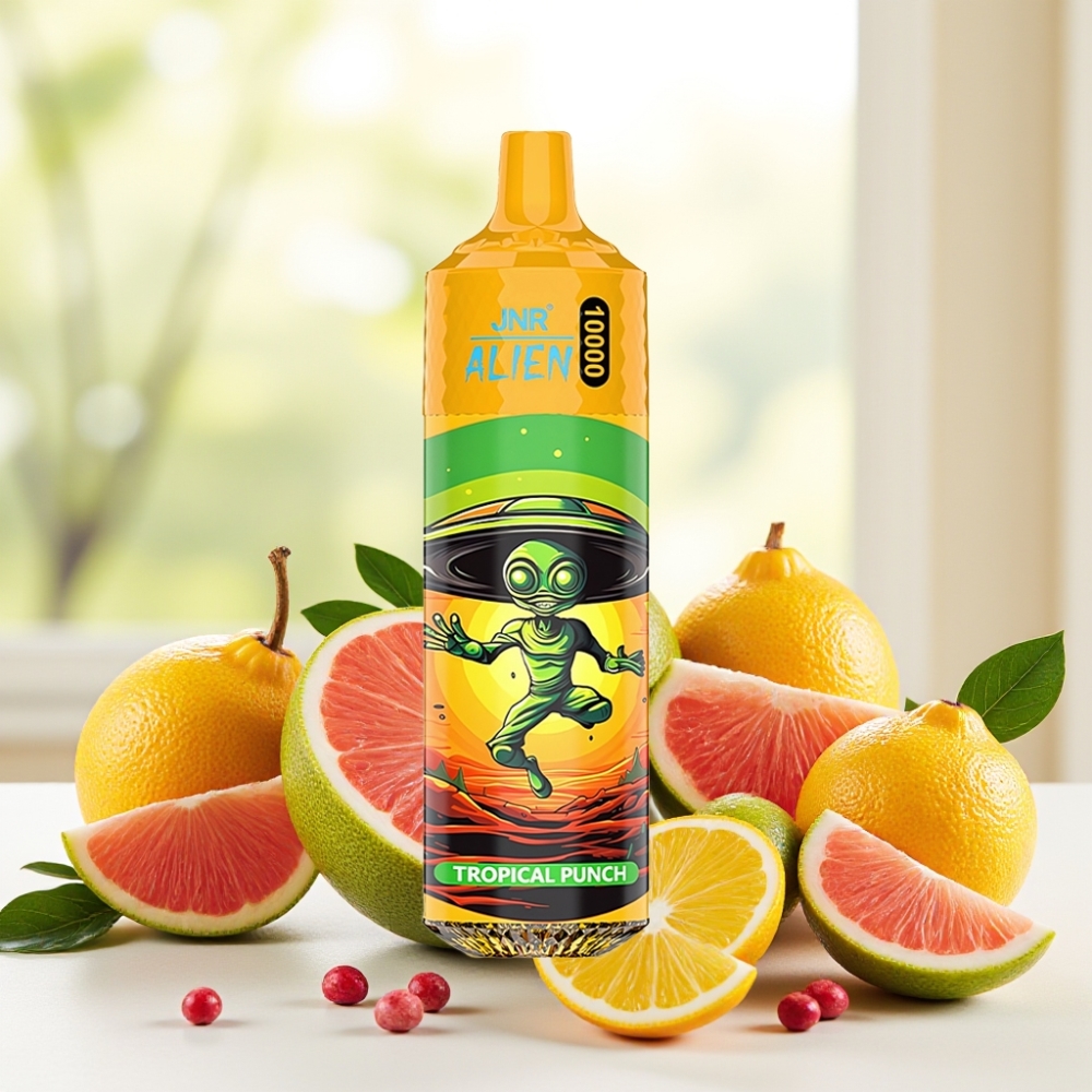 JNR Alien 10000 Puffs Тропічний Пунш 850mAh 20ml Type-C RGB
