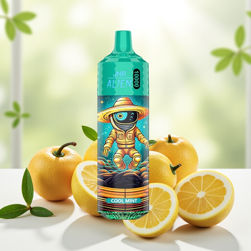 JNR Alien 10000 Puffs Освіжаюча М’ята 850mAh 20ml Type-C RGB
