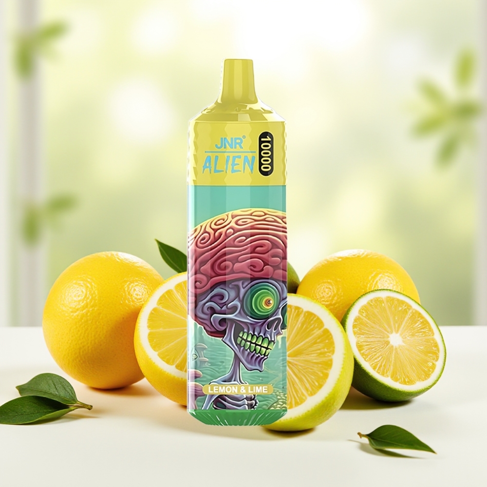 JNR Alien 10000 Puffs Лимон та Лайм 850mAh 20ml Type-C RGB