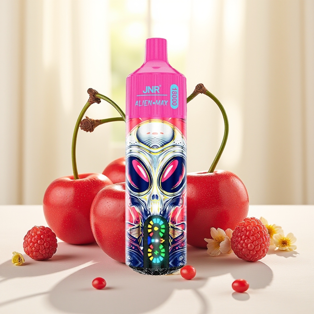 JNR Alien Max 18000 Puffs Вишня-Ягода РК Dual Mesh, 28мл рідина, 850mAh