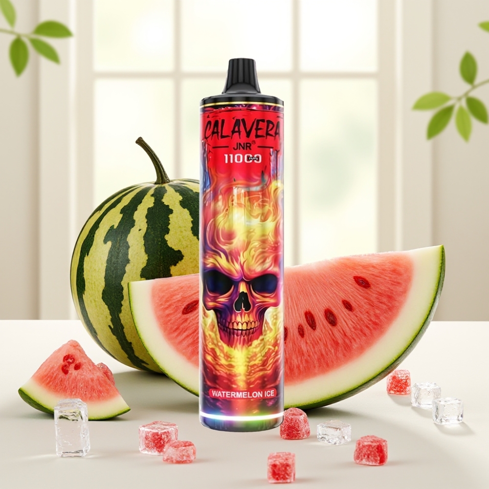 JNR Calavera 11000 Puffs Disposable Vape Кавун Лід, Type-C, 850mAh, 21мл, 1.0ohm