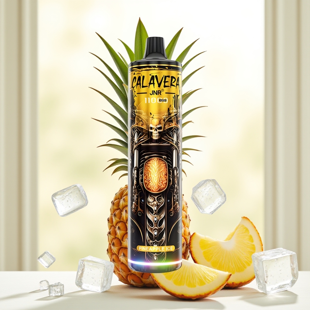 JNR Calavera 11000 Puffs Type-C, 850mAh, 21ml, 1.0ohm, Ананас Лід