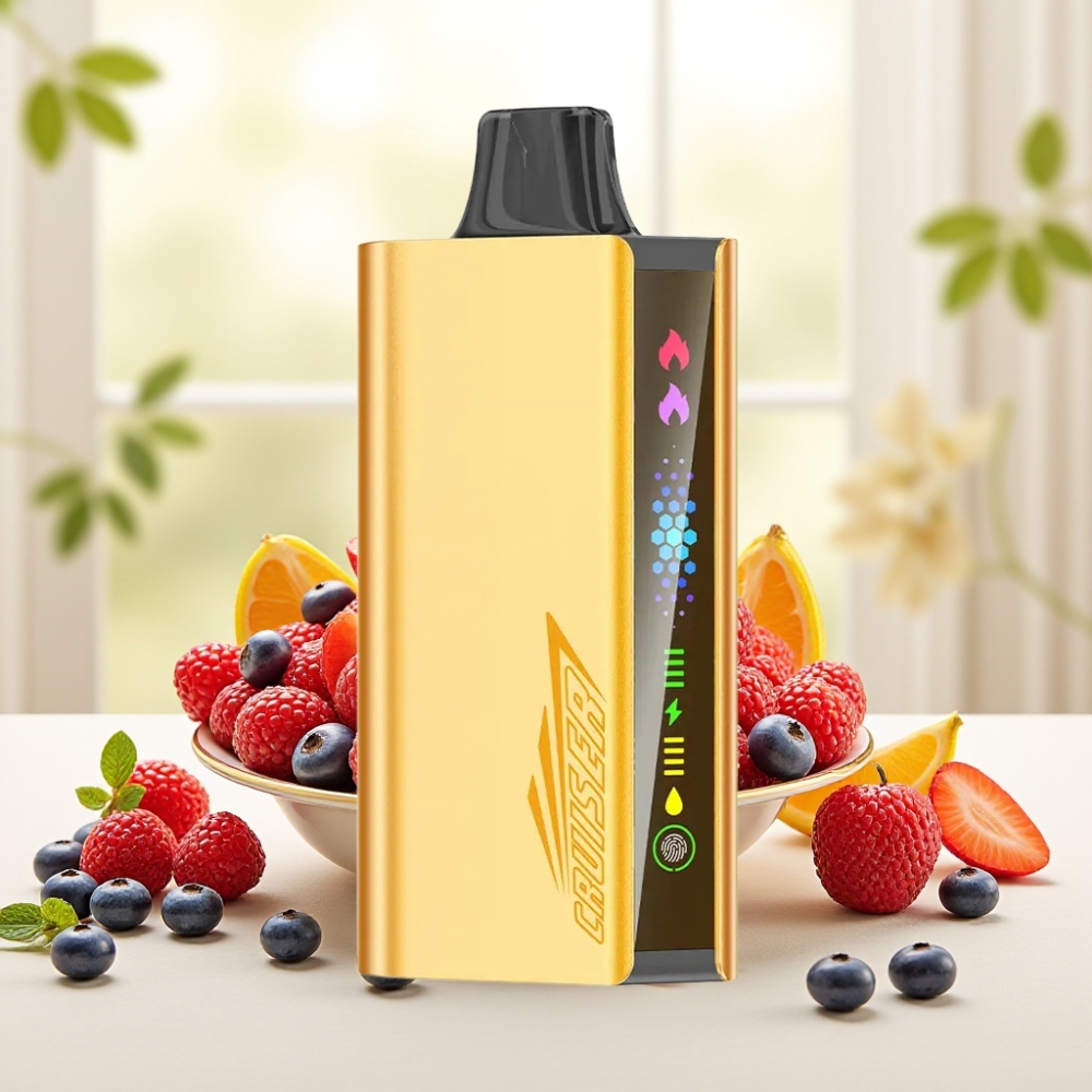 JNR Cruiser 12000 Puffs Беззарядний Вейп Змішаний Ягідний 50мг/мл 25мл 3500мАг