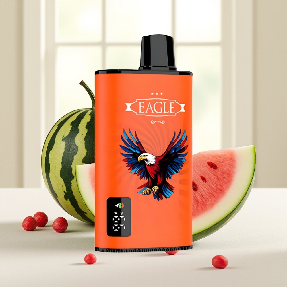 JNR EAGLE Smart 23000 Puffs Одноразова Електронна Сигарета з Цифровим Екраном Кавунова жувальна гумка