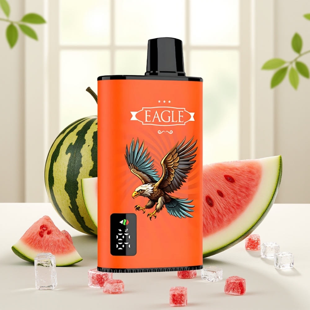 JNR EAGLE Smart 23000 Puffs Одноразова Електронна Сигарета з Цифровим Екраном Кавуновий лід