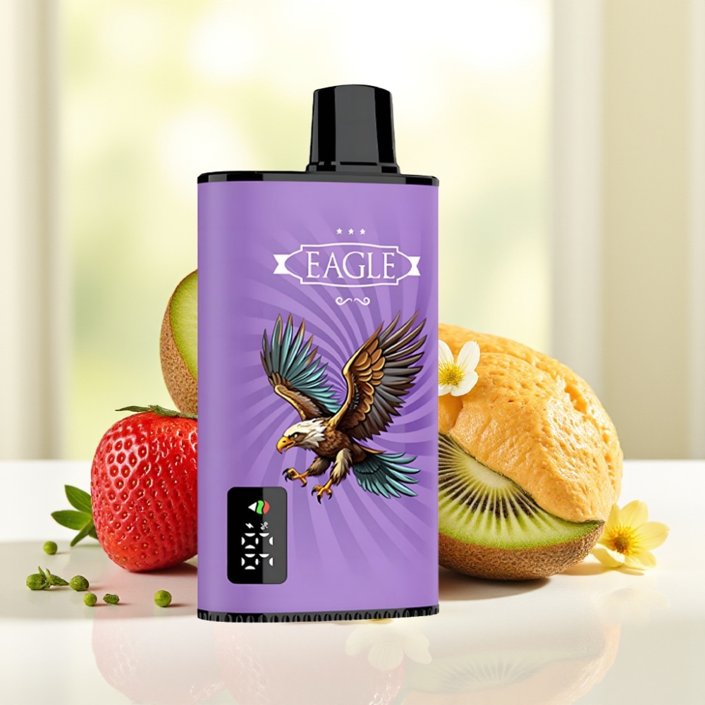 JNR EAGLE Smart 23000 Puffs Одноразова Електронна Сигарета Полуниця Ківі 25мл 2%