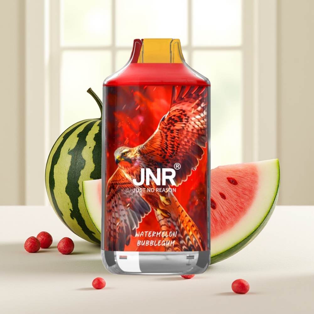 JNR Falcon 16000 Puffs Кавунова жувальна гумка 850mAh 22ml Dual Mesh Type C LED 0%,2%