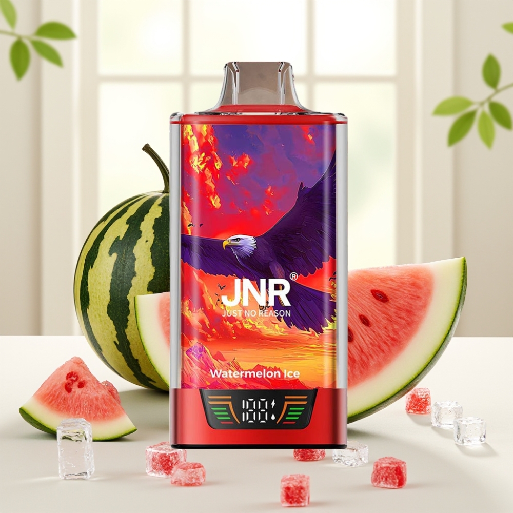 JNR Falcon Pro 28000 Одноразова Вейп Кавун Лід, 30мл, 950мАг, 5% нікотину