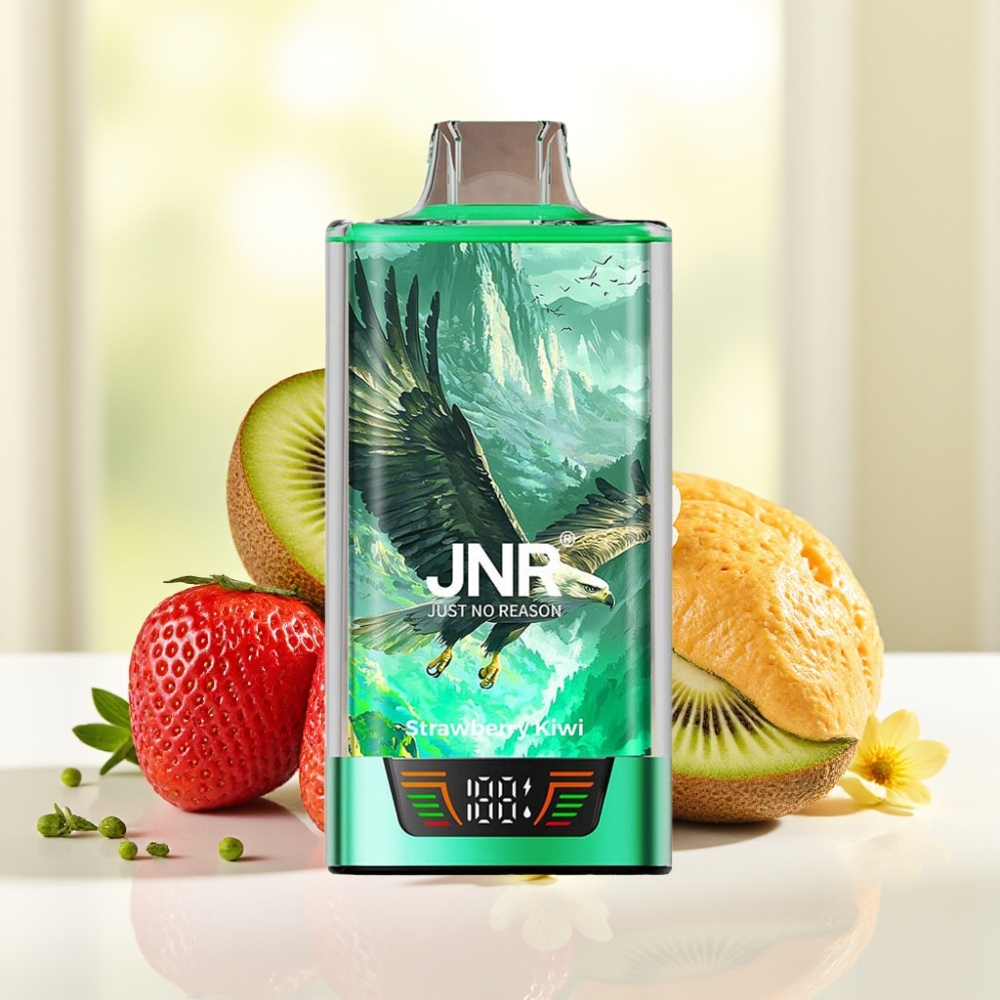 JNR Falcon Pro 28000 Одноразова Вейп Полуниця Ківі 30мл 950мАг 5%