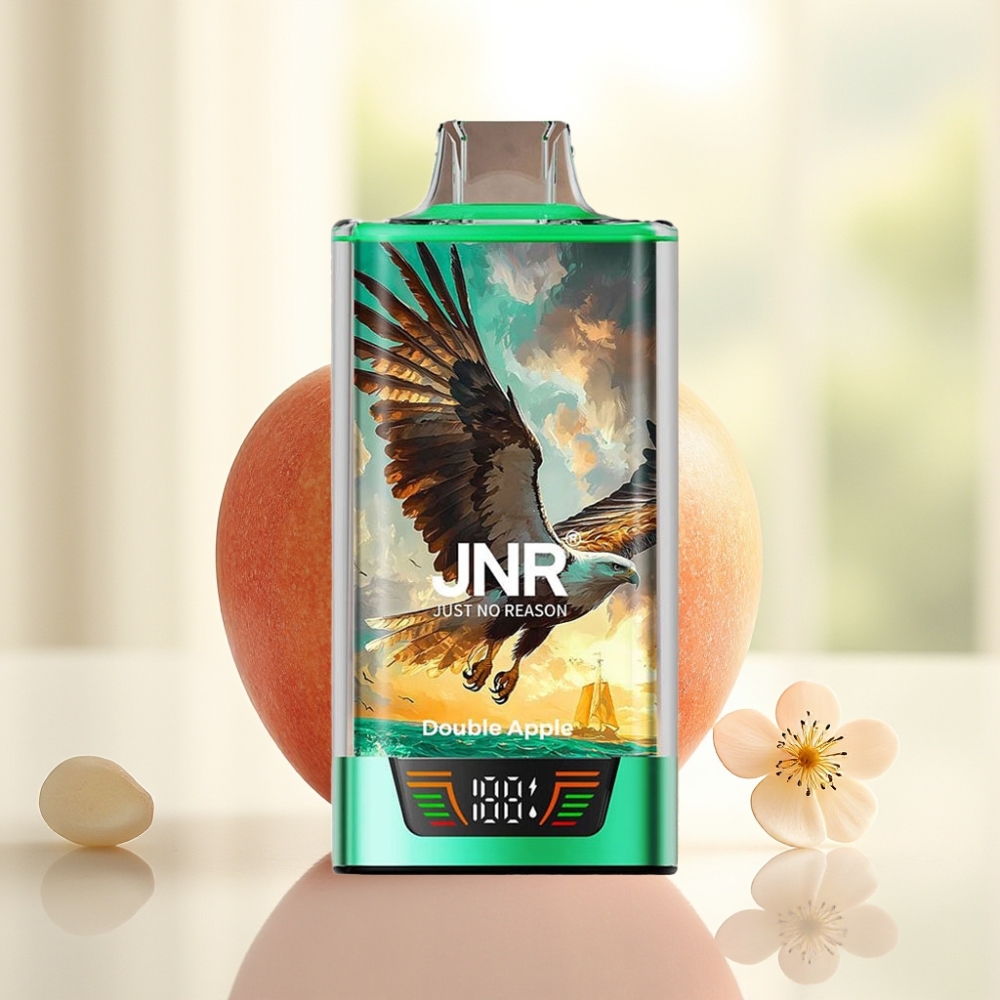 JNR Falcon Pro 28000 Одноразова Е-Сидручка Подвійне Яблуко 30мл 950мАг 5%