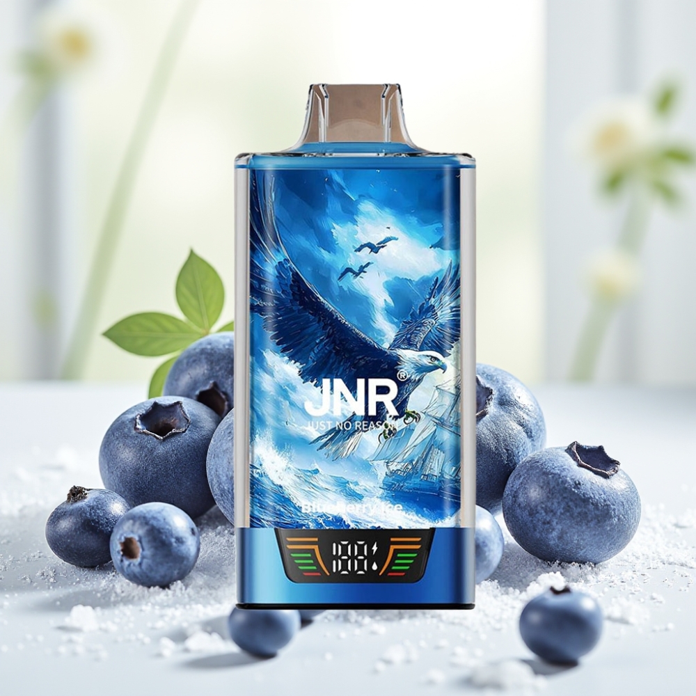 JNR Falcon Pro 28000 Одноразова Електронна Сигарета 30мл 950мАг 5% MTL Блакитниця Лід