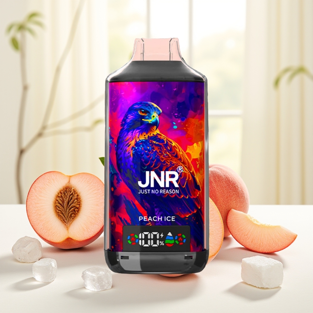 JNR Falcon X 18000 Puffs Персиковий лід | 750mAh 24ml Dual Mesh Coil Type-C