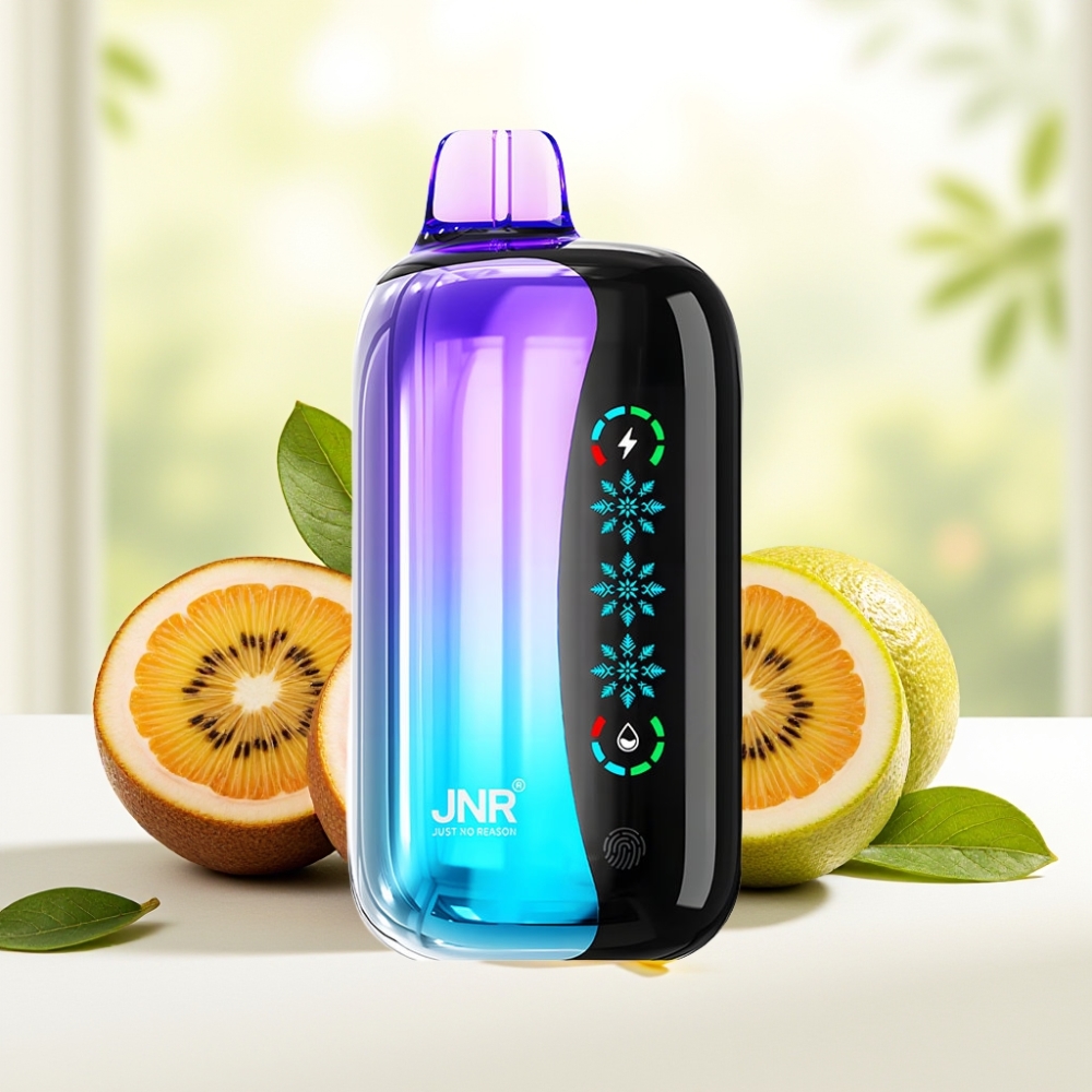 JNR Flex Ice 21000 Puffs Одноразова Електронна Сигарета зі Смаком Ківі Маракуйя Гуава, 26мл, 1.2 Ом, 1000мАг