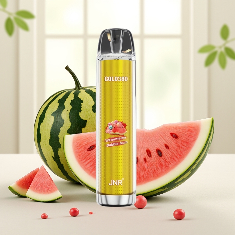 JNR Gold380 6000 Puffs Одноразова Електронна Сигарета 1500mAh 1.0ohm 13ml Кавунова Жуйка