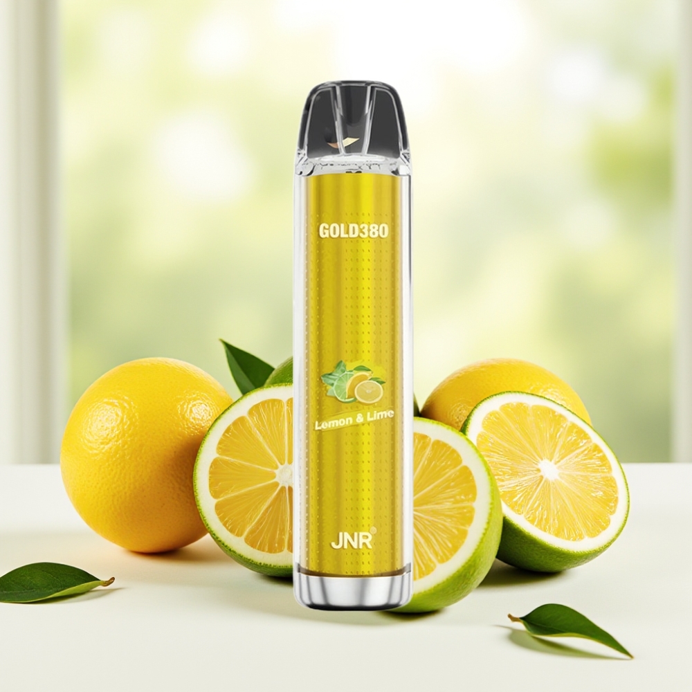 JNR Gold380 6000 Puffs Disposable Vape Лимон-Лайм 1500mAh 1.0ohm 13мл