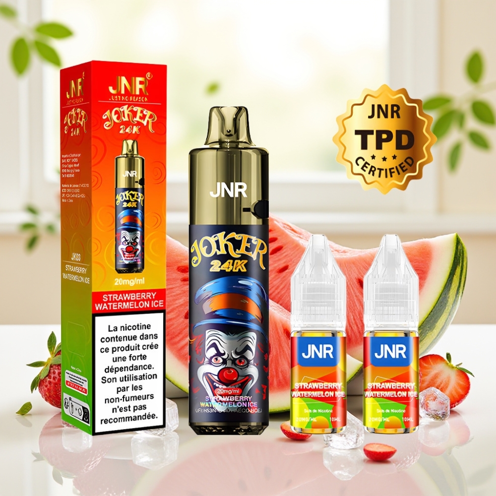 JNR Joker 24K Puffs Одноразова Електронна Сигарета Поліпшена Версія 2+10мл 800мАг 24000 Затяжок 2%