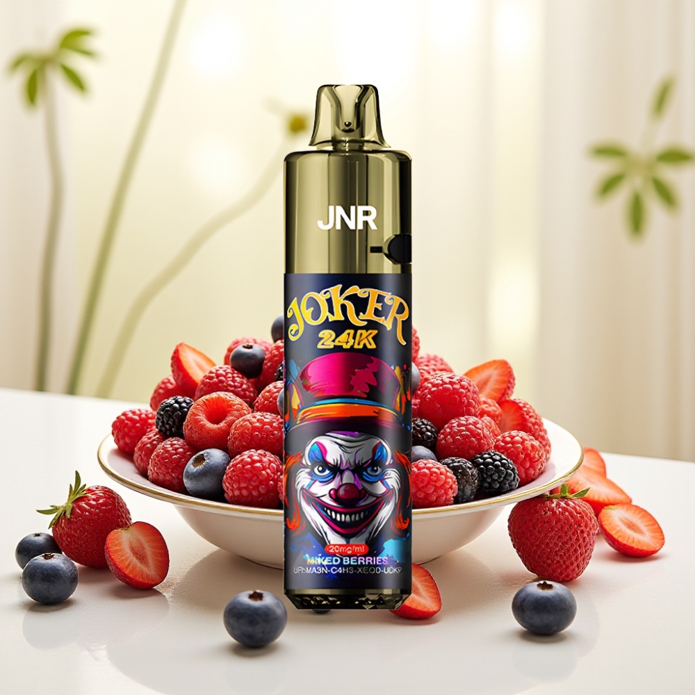 JNR Joker 24K Puffs 2+10мл Зарядка Type-C 800мAh АКБ 2% нікотину Мікс Ягід